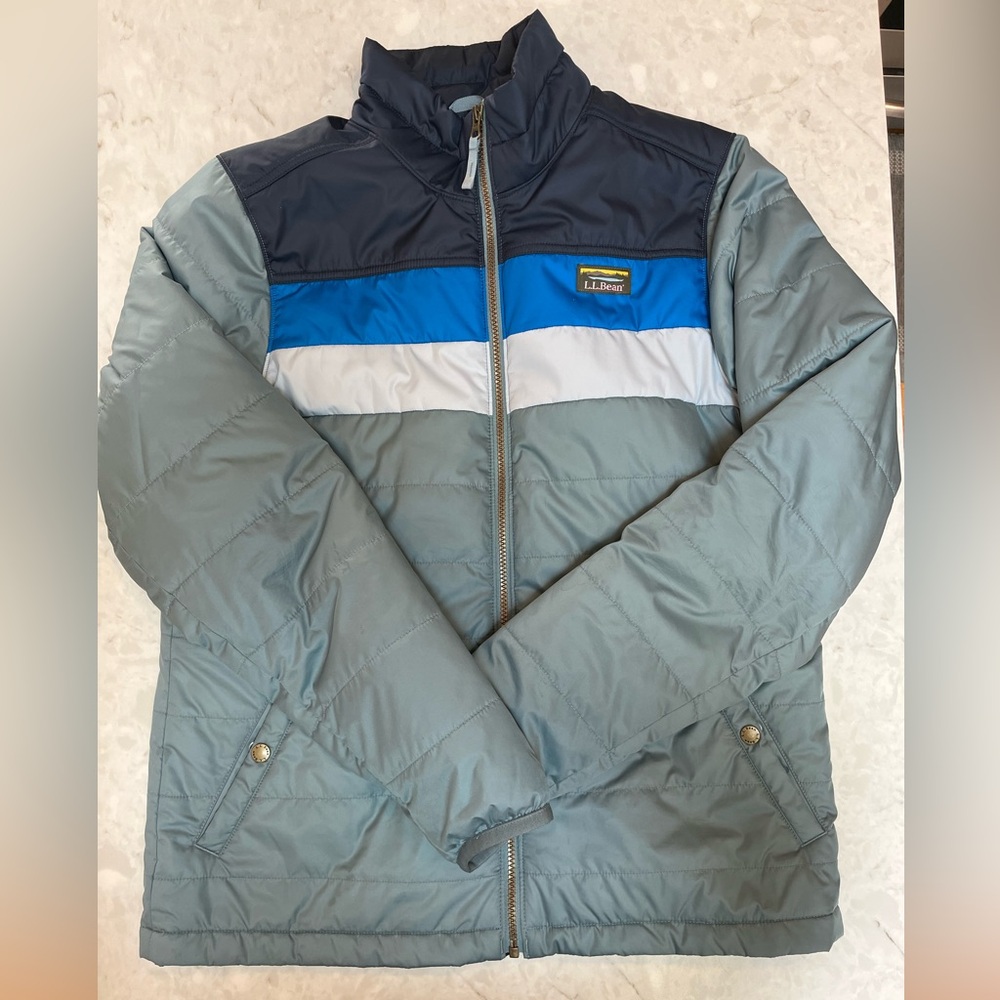 L.L. Bean. Men's Mountain Classic Puffer Jacket, Colorblock.